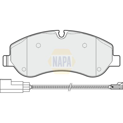 NAPA Bremsbelagsatz, Scheibenbremse NAPA NBP1433