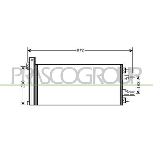 PRASCO Kondensator, Klimaanlage PrascoSelection CI954C002