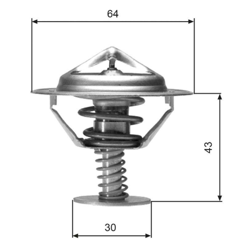 GATES Thermostat, K&uuml;hlmittel TH05977G1