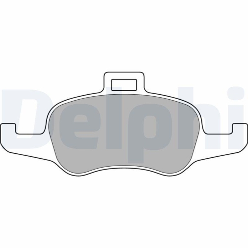 DELPHI Bremsbelagsatz, Scheibenbremse LP3168