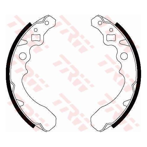TRW Bremsbackensatz GS8282