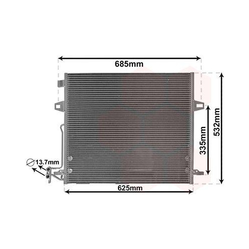 VAN WEZEL Kondensator, Klimaanlage 30015706