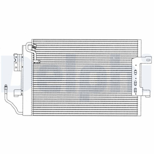 DELPHI Kondensator, Klimaanlage TSP0225210