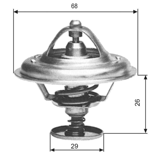 GATES Thermostat, K&uuml;hlmittel TH09781G1