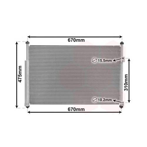 VAN WEZEL Kondensator, Klimaanlage 52005108
