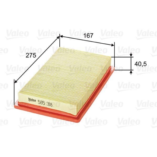VALEO Luftfilter 585318