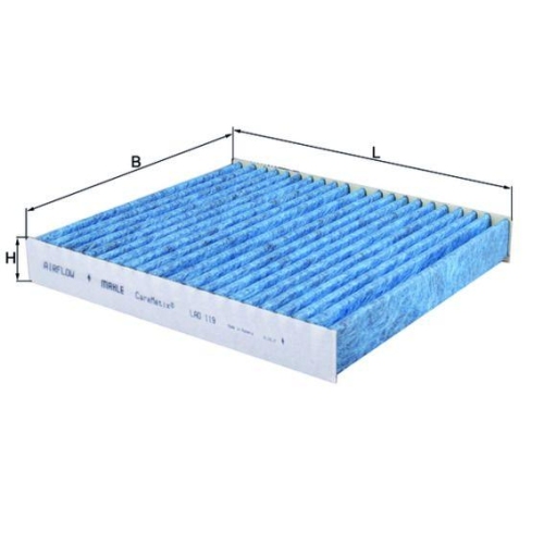 MAHLE Filter, Innenraumluft CareMetix&reg; LAO 119
