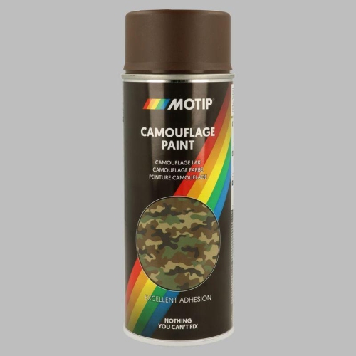Farbspraydose Autolack Camouflage RAL 8027 MOTIP 400ml
