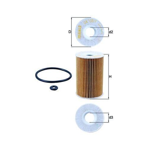 MAHLE &Ouml;lfilter OX 135/1D