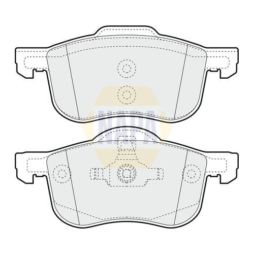 NAPA Bremsbelagsatz, Scheibenbremse NAPA NBP1439