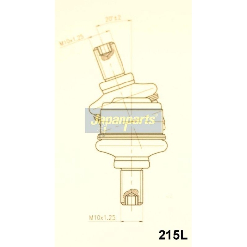 JAPANPARTS Stange/Strebe, Stabilisator SI-215L