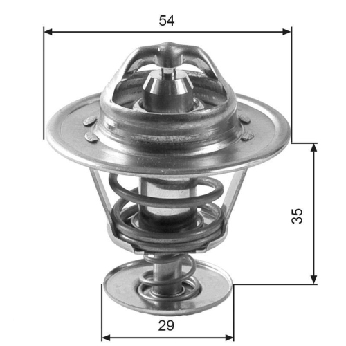 GATES Thermostat, K&uuml;hlmittel TH11088G1