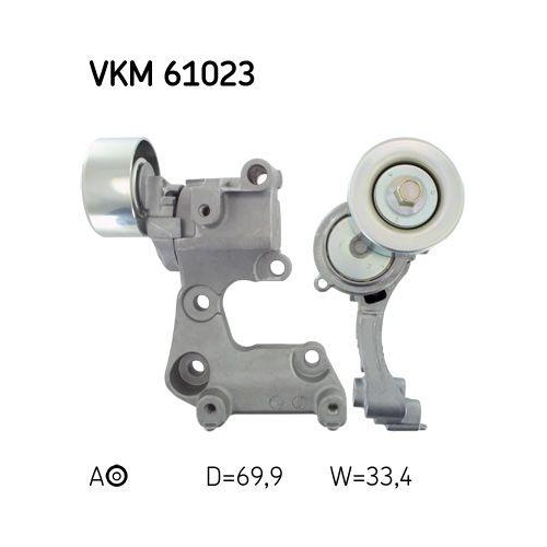 SKF Vertevo Riemenspanner, Keilrippenriemen VKM 61023