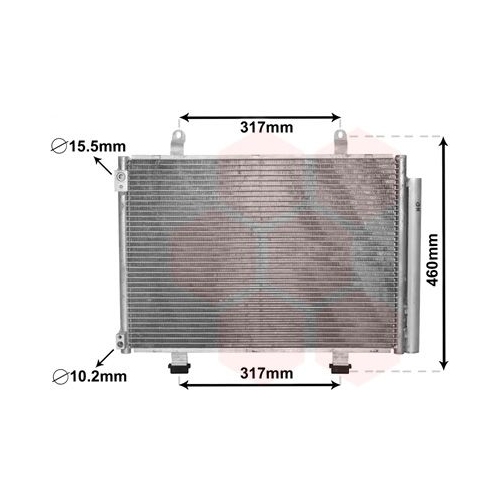 VAN WEZEL Kondensator, Klimaanlage 52005133