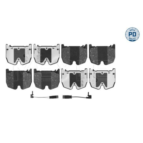 MEYLE Bremsbelagsatz, Scheibenbremse MEYLE-PD: Advanced performance and design. 025 235 4117/PD