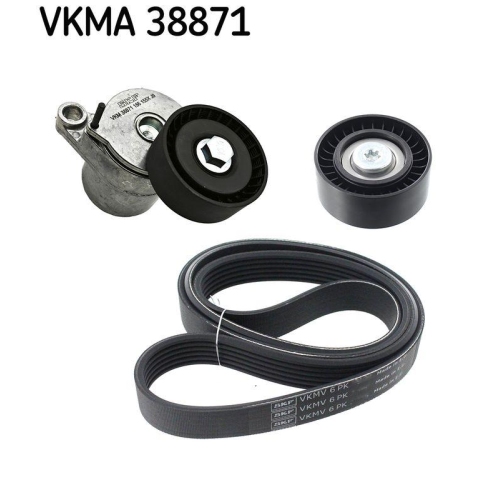 SKF Keilrippenriemensatz VKMA 38871