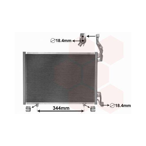 VAN WEZEL Kondensator, Klimaanlage 18015702