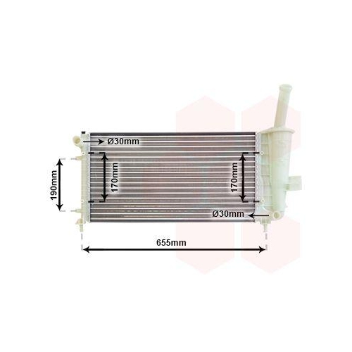 VAN WEZEL K&uuml;hler, Motork&uuml;hlung 17002281