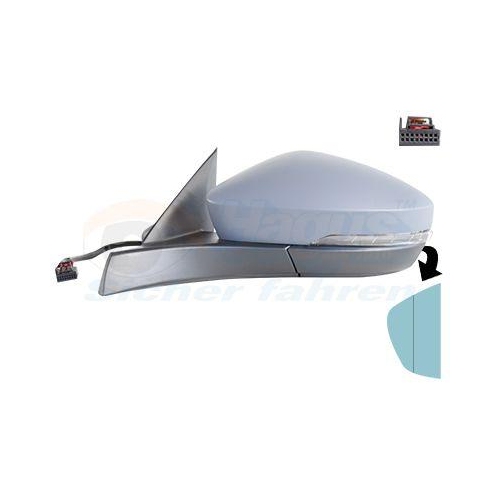 VAN WEZEL Au&szlig;enspiegel * HAGUS * 5710807