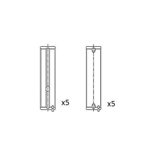 FAI AutoParts Kurbelwellenlagerschale BM1034-STD
