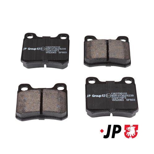 JP GROUP Bremsbelagsatz, Scheibenbremse JP 1363700110
