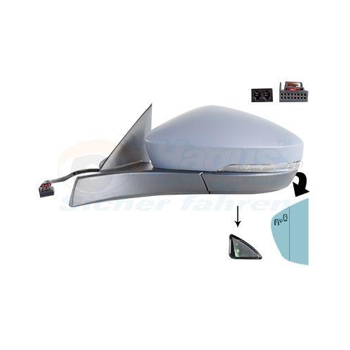 VAN WEZEL Au&szlig;enspiegel * HAGUS * 5710827