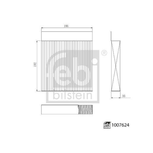 FEBI BILSTEIN Filter, Innenraumluft 1007624