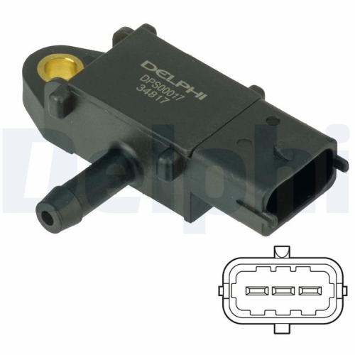 DELPHI Sensor, Abgasdruck DPS00017