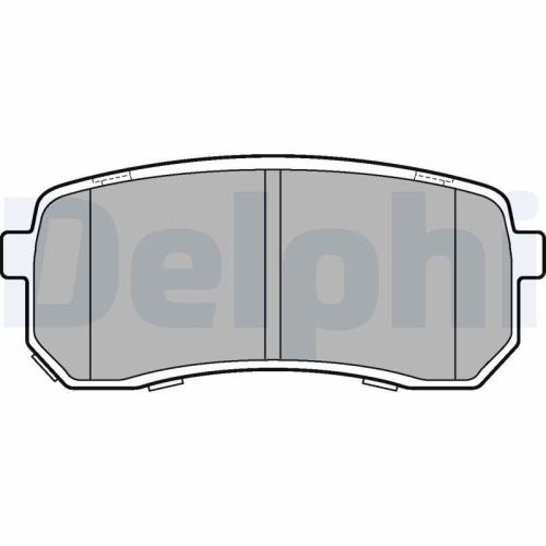 DELPHI Bremsbelagsatz, Scheibenbremse LP3178