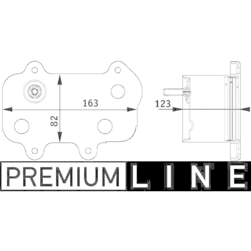 MAHLE &Ouml;lk&uuml;hler, Motor&ouml;l BEHR *** PREMIUM LINE *** CLC 61 000P