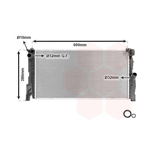 VAN WEZEL K&uuml;hler, Motork&uuml;hlung *** IR PLUS *** 06012701