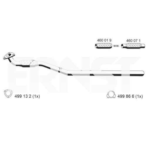 ERNST Abgasrohr 012522