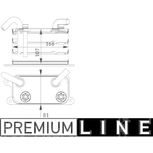 MAHLE Ölkühler, Automatikgetriebe BEHR *** PREMIUM LINE *** CLC 62 000P