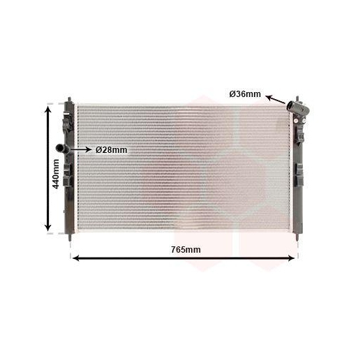 VAN WEZEL K&uuml;hler, Motork&uuml;hlung 09012708