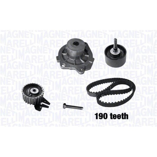 MAGNETI MARELLI Wasserpumpe + Zahnriemensatz 341403980001