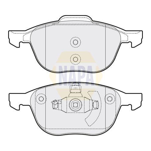 NAPA Bremsbelagsatz, Scheibenbremse NAPA NBP1443