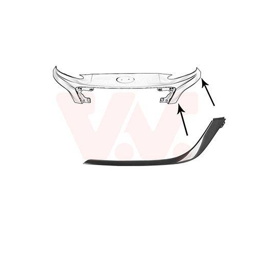 VAN WEZEL Zier-/Schutzleiste, Sto&szlig;f&auml;nger 8150585