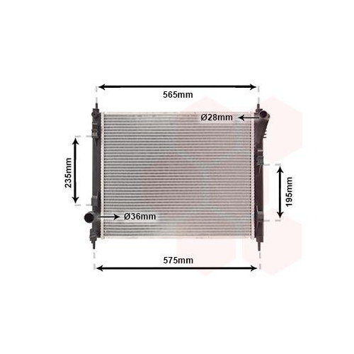 VAN WEZEL K&uuml;hler, Motork&uuml;hlung 13012711