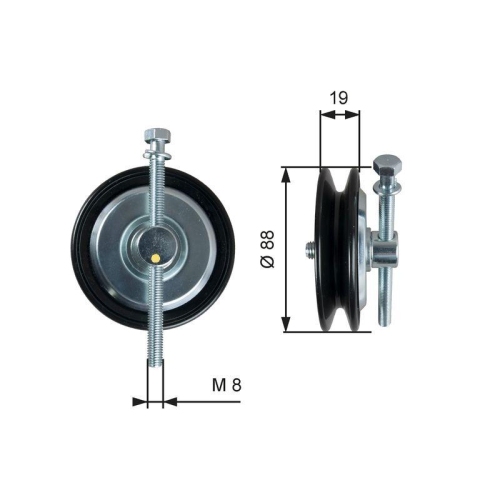 GATES Spannrolle, Keilriemen DriveAlign&trade; T39361