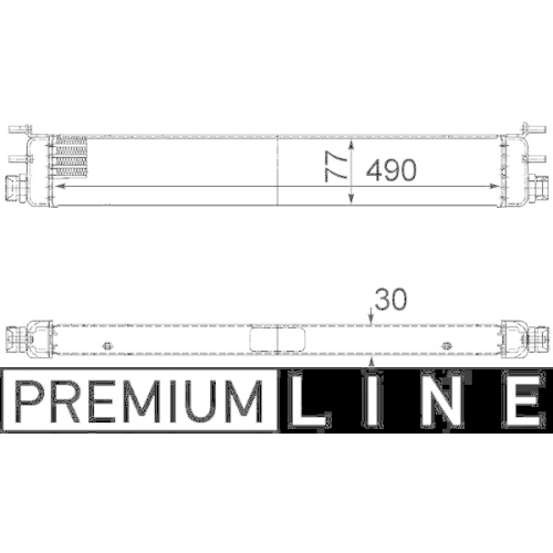 MAHLE Ölkühler, Motoröl BEHR *** PREMIUM LINE *** CLC 68 000P