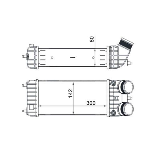 MAHLE Ladeluftk&uuml;hler BEHR CI 418 000S