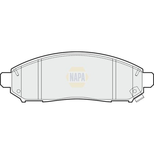 NAPA Bremsbelagsatz, Scheibenbremse NAPA NBP1400