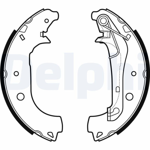 DELPHI Bremsbackensatz LS2157