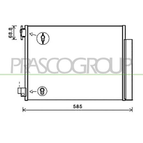 PRASCO Kondensator, Klimaanlage PrascoSelection DA226C001