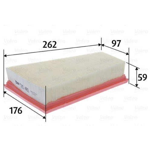 VALEO Luftfilter 585480