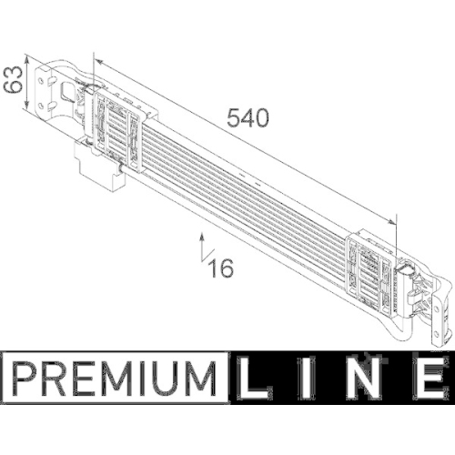 MAHLE Ölkühler, Motoröl BEHR *** PREMIUM LINE *** CLC 69 000P