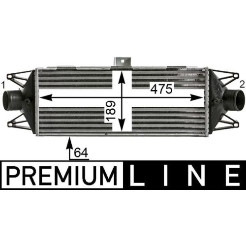 MAHLE Ladeluftk&uuml;hler BEHR *** PREMIUM LINE *** CI 439 000P
