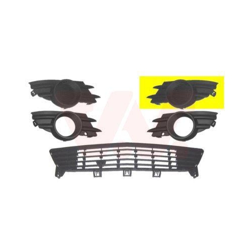 VAN WEZEL L&uuml;ftungsgitter, Sto&szlig;f&auml;nger