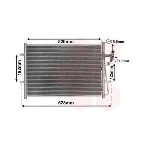 VAN WEZEL Kondensator, Klimaanlage 27005281