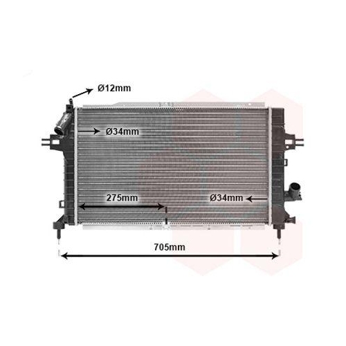 VAN WEZEL K&uuml;hler, Motork&uuml;hlung 37012364